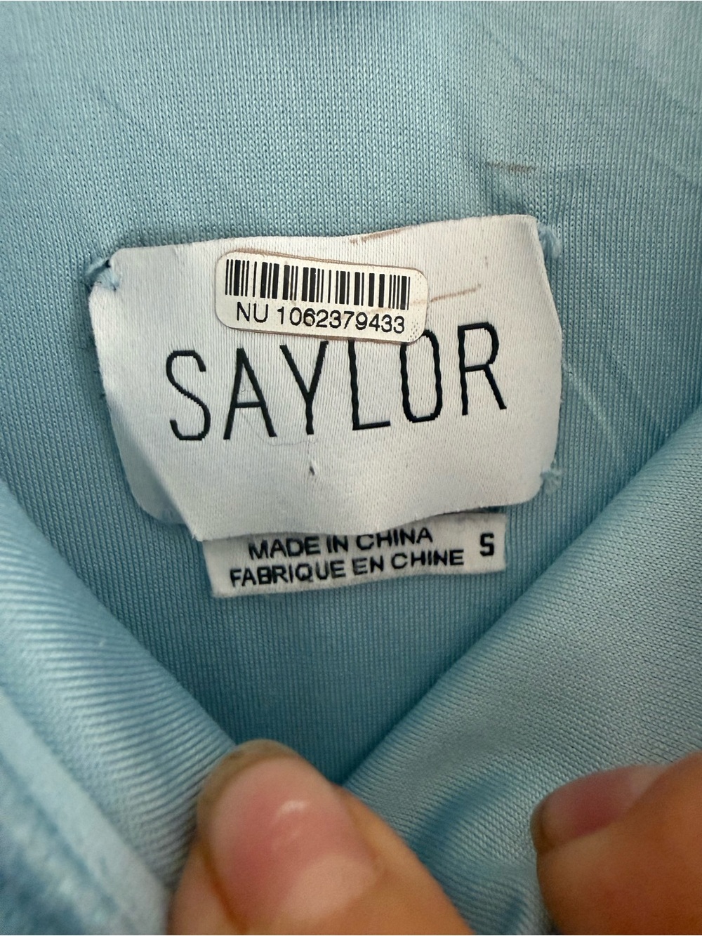 Saylor Dress Greta Ruffle Lace Maxi in Sky Blue - Picture 8 of 9